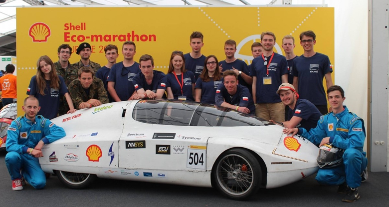 Koło Naukowe SKAP na europejskich zawodach Shell  Eco-marathon